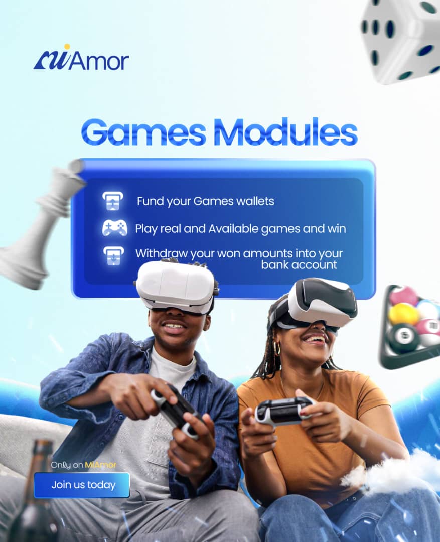 Couple playing games